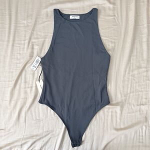 Aritzia Contour Bodysuit in Smoky Emerald NWT